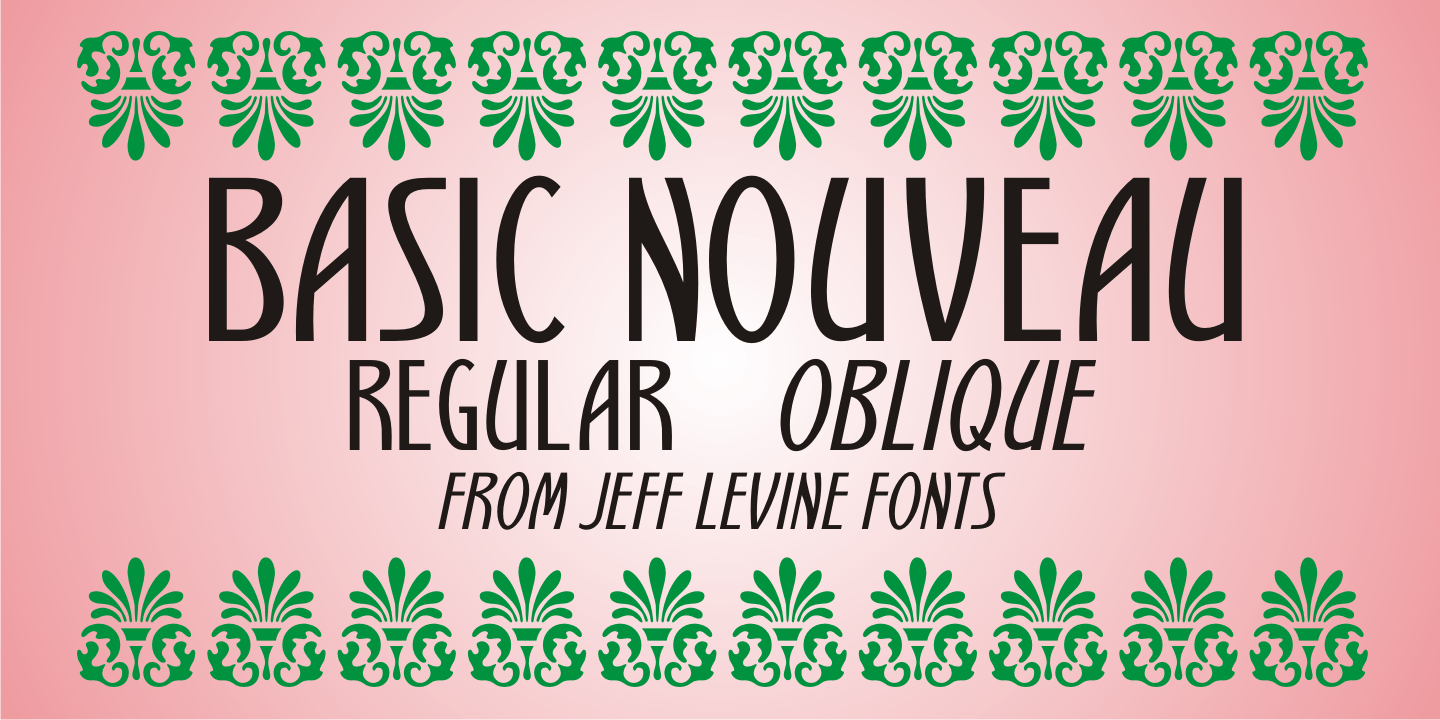 Basic Nouveau Font Family