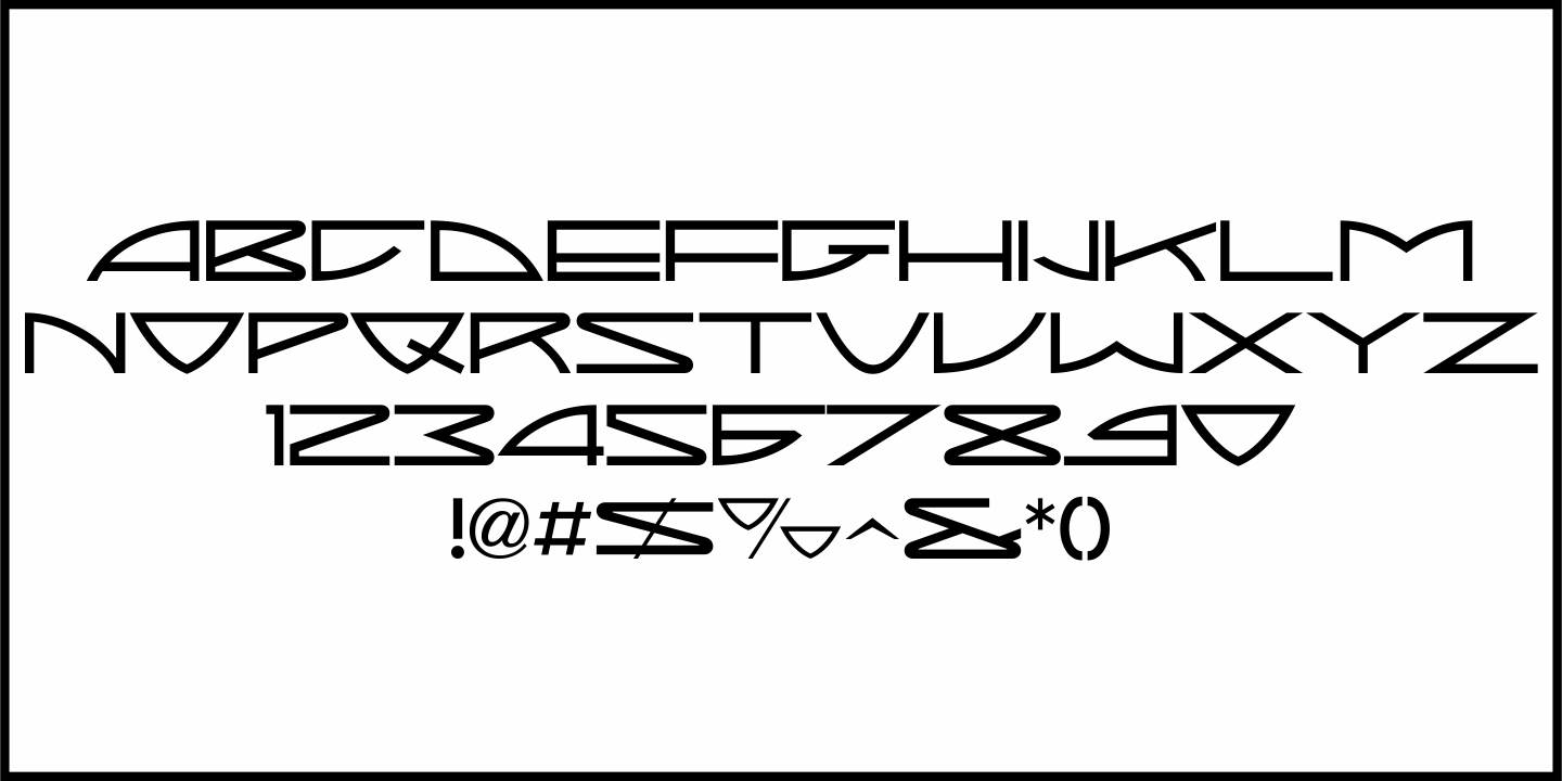 Art Magazine Font Poster #3