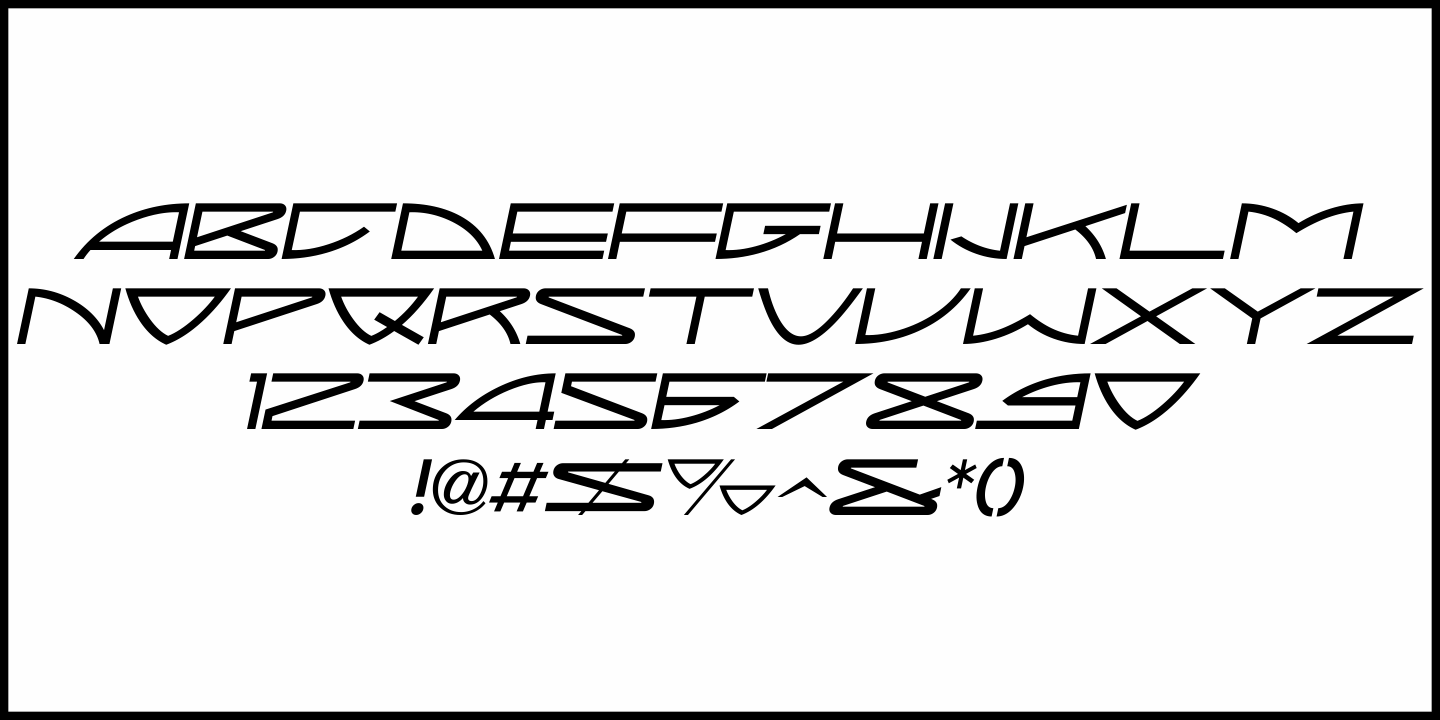 Art Magazine Font Poster #5
