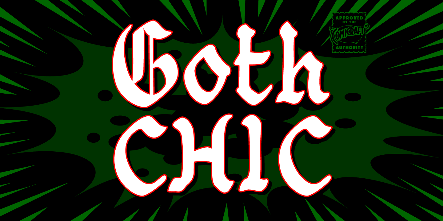 Goth Chic Font Poster #1