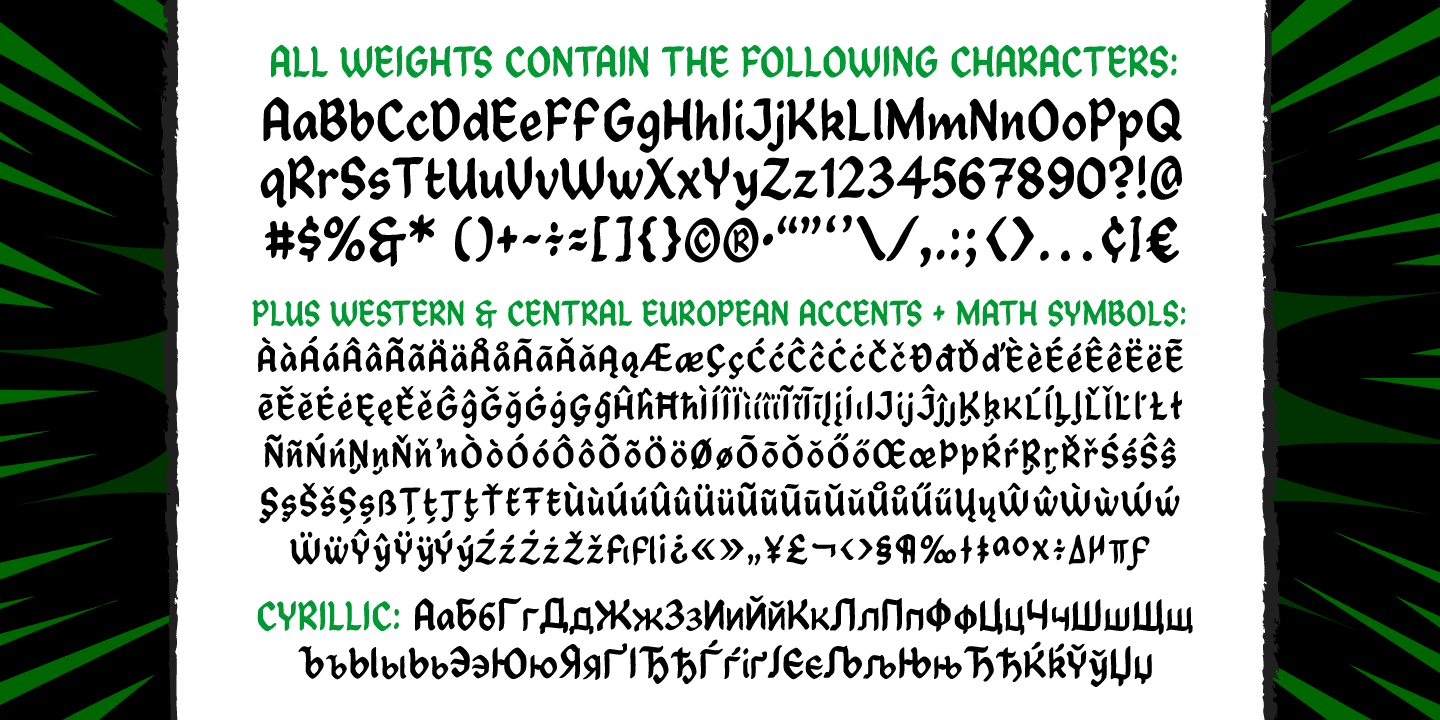 Goth Chic Font Poster #1