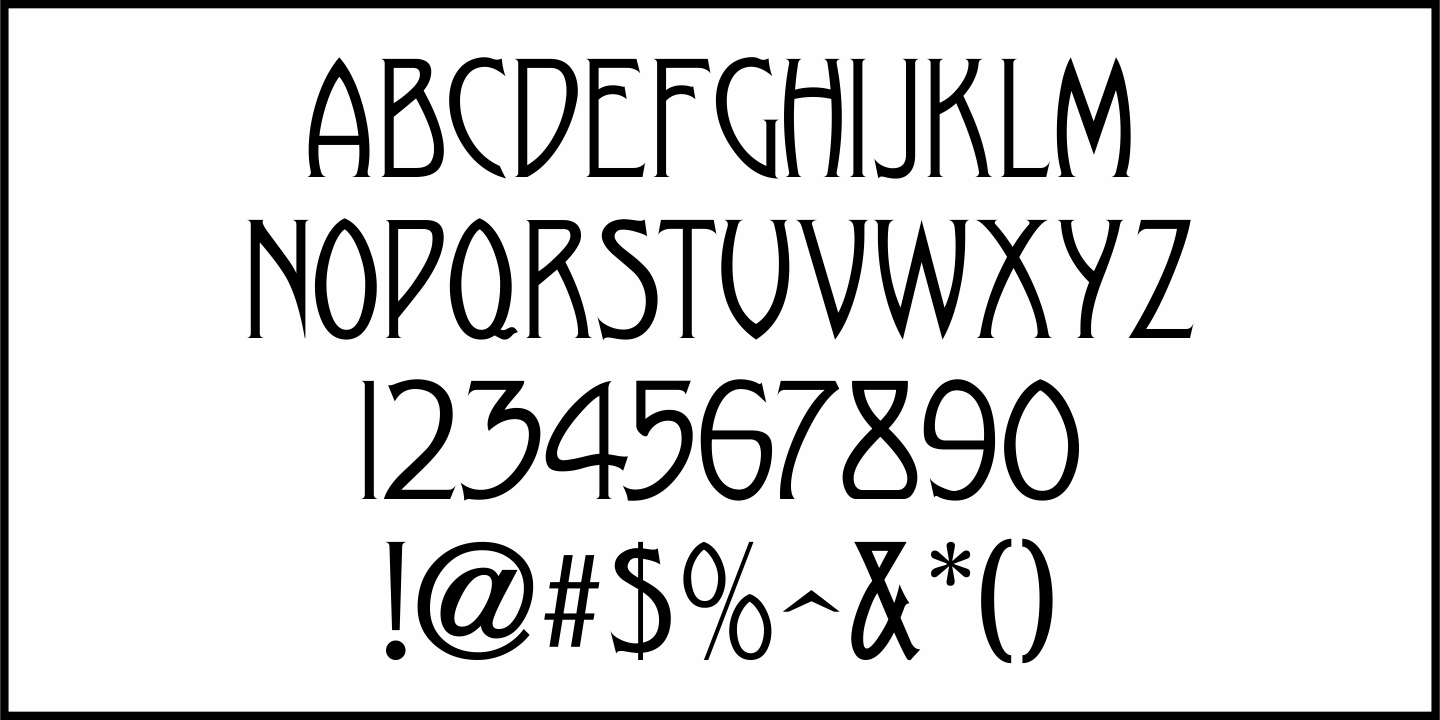 Bathing Casino Font Poster #3