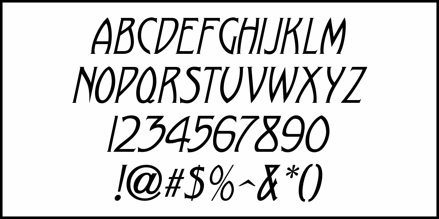 Bathing Casino Font Poster #5
