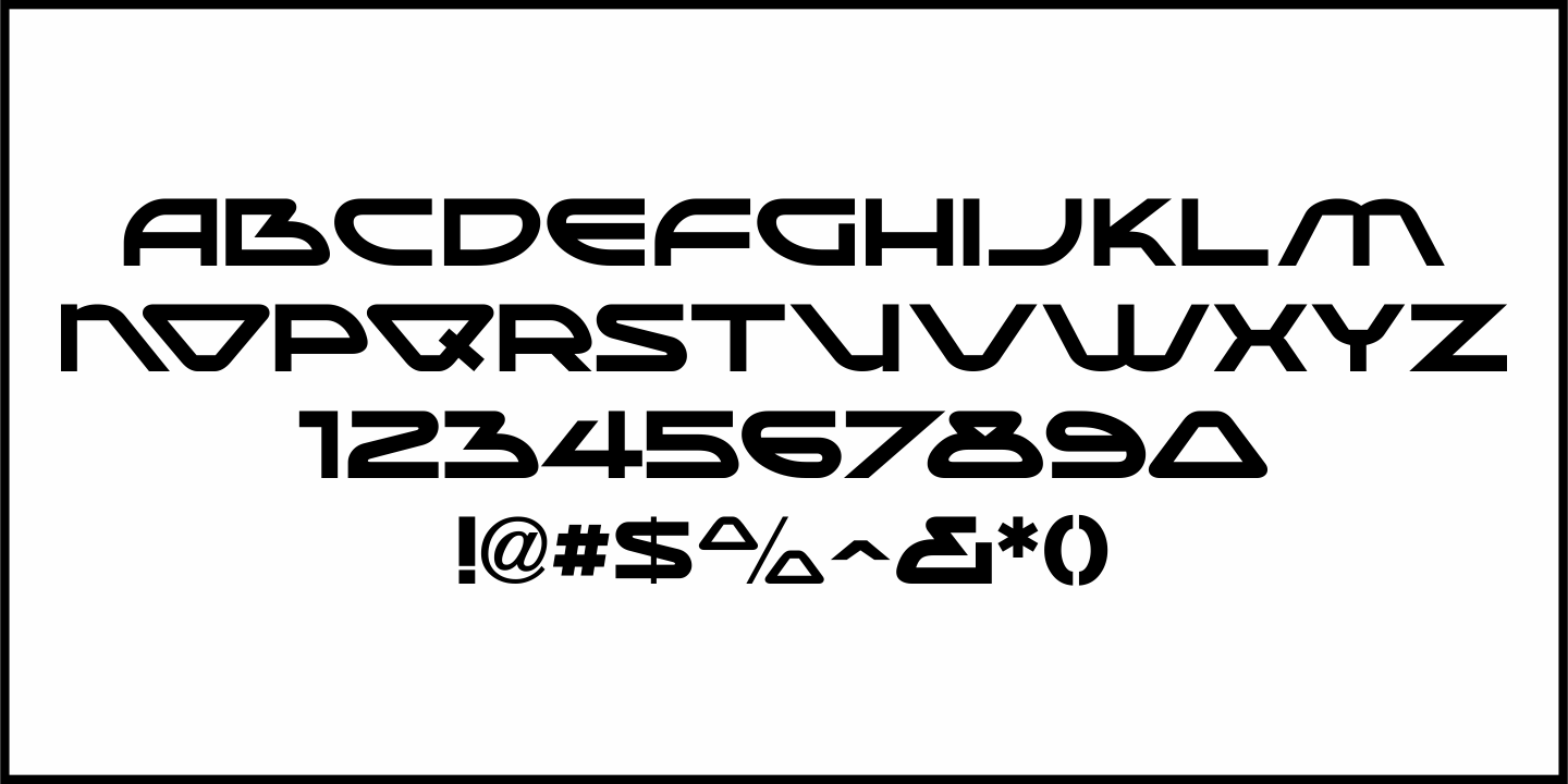 Alien Science Font Poster #1