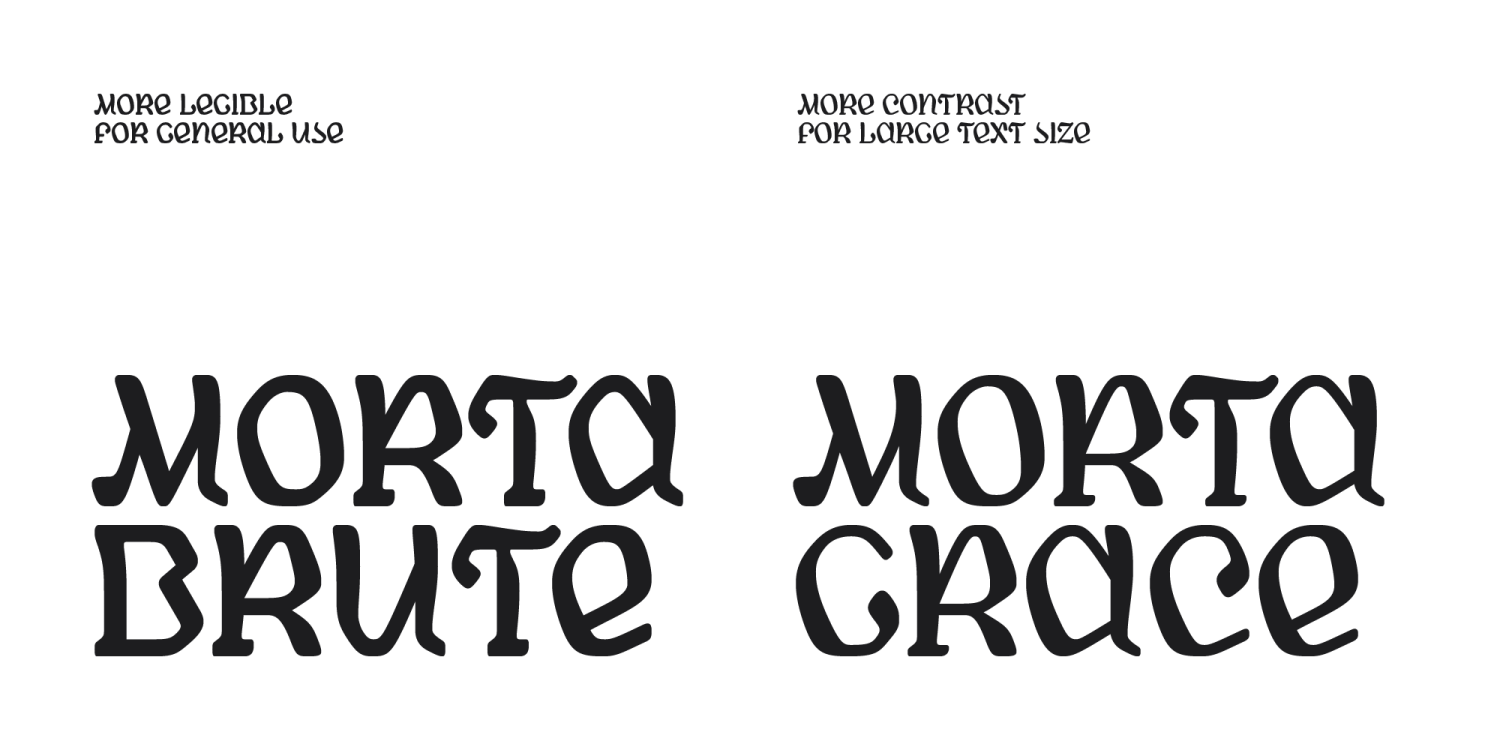 Morta Font Poster #1