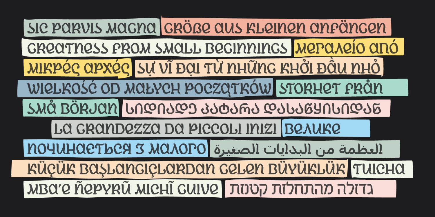Morta Font Poster #1