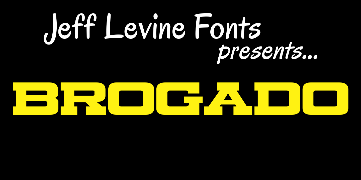Brogado Font Family Poster