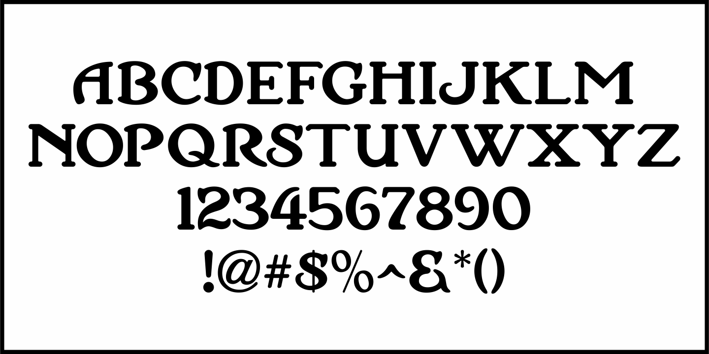 Summer Holiday Font Poster #3