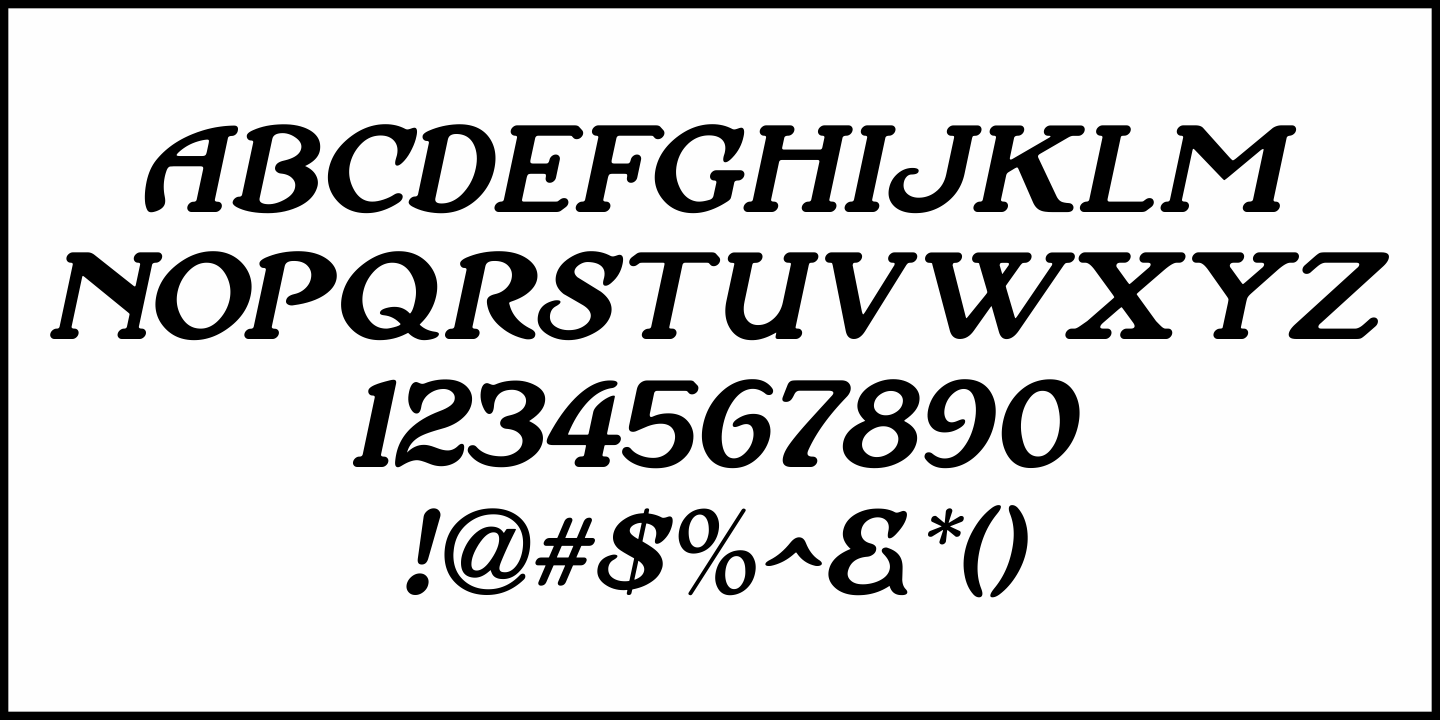 Summer Holiday Font Poster #5