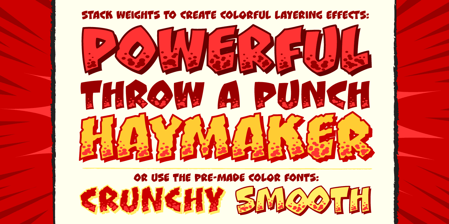 Clobberin Time Font Poster #1