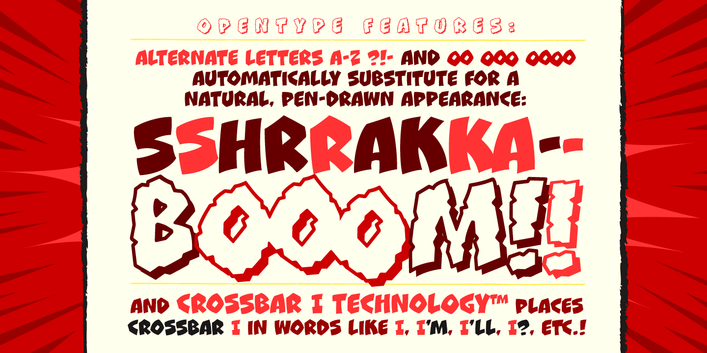 Clobberin Time Font Poster #1