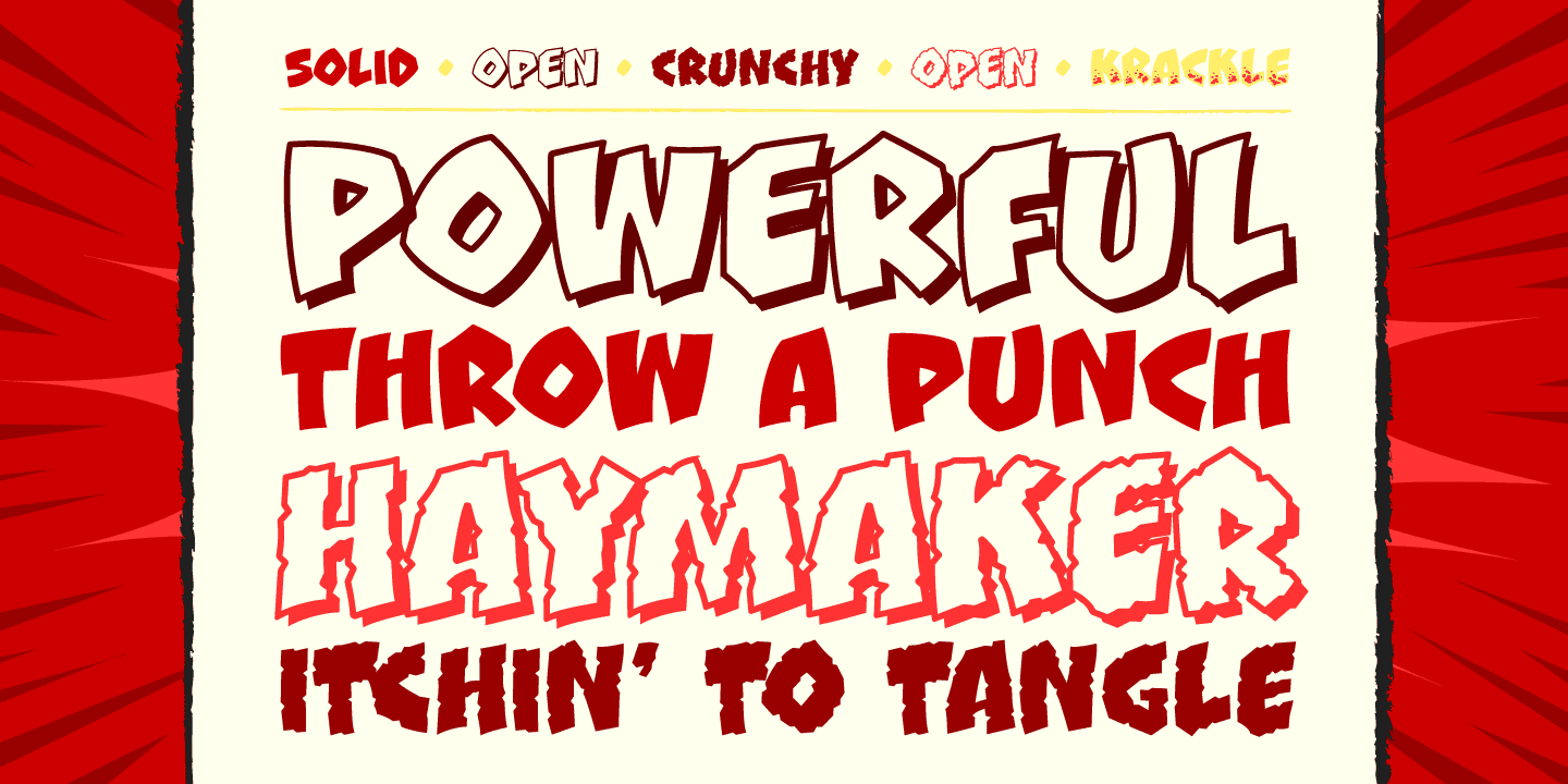 Clobberin Time Font Poster #1
