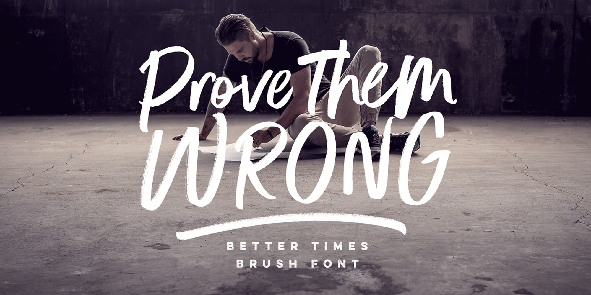 Better Times Font Poster #1