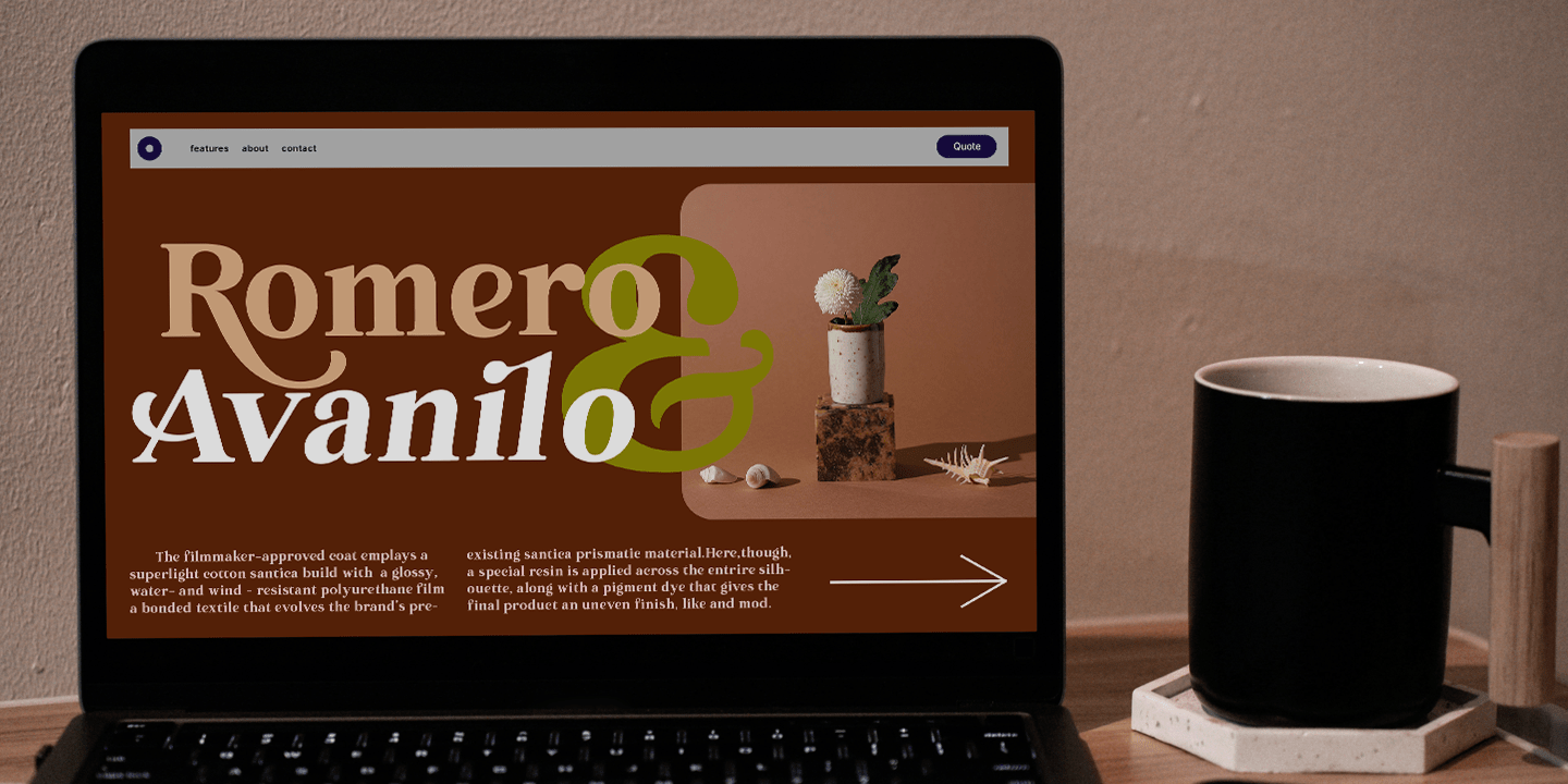 The Kalliagi Font Family Poster