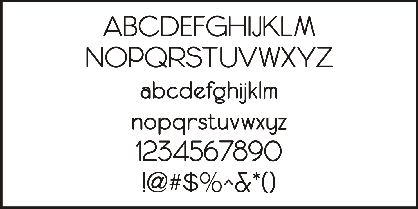 Pen Sans Rounded Font Poster #1
