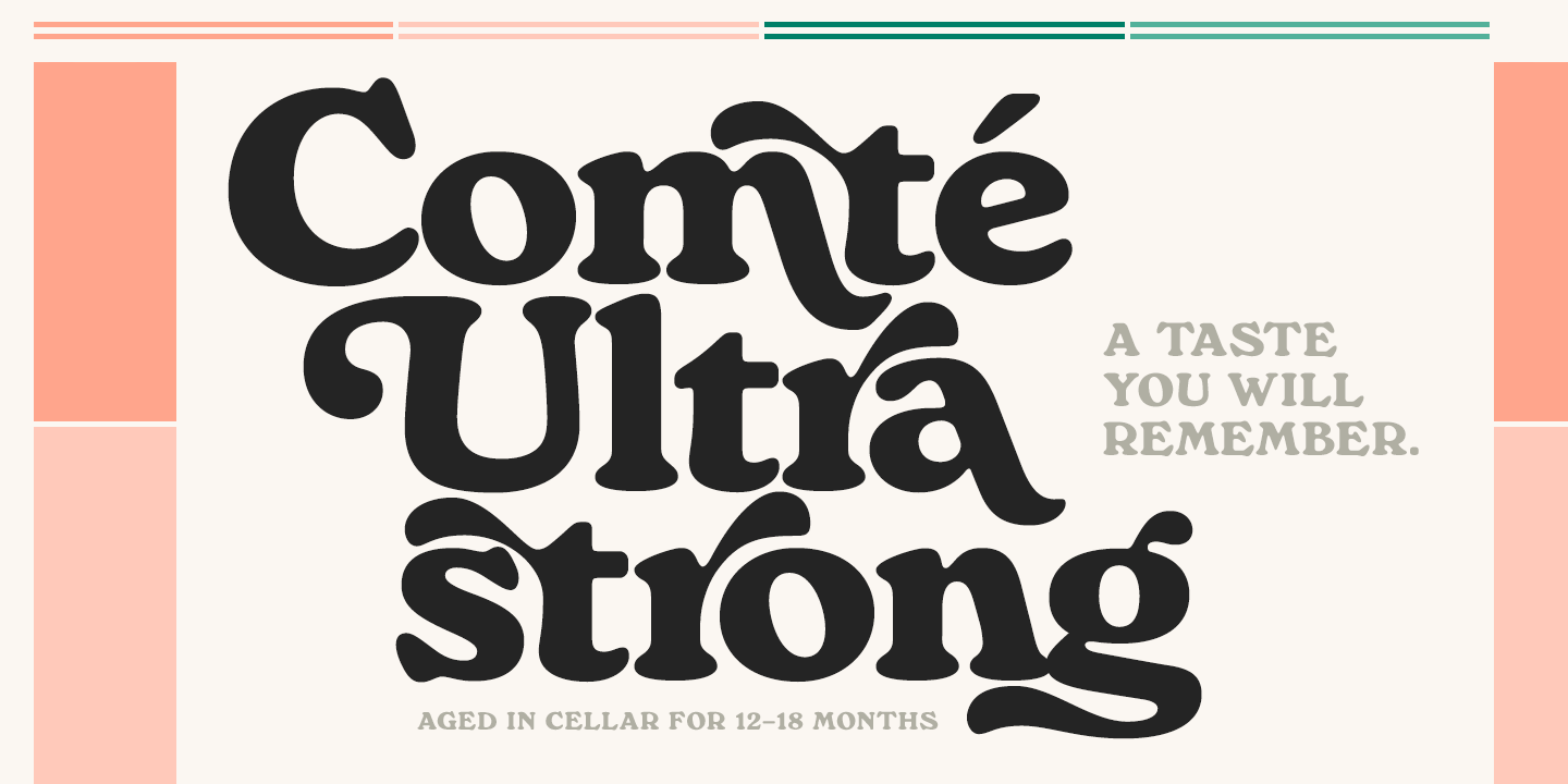 Monstera Font Poster #1