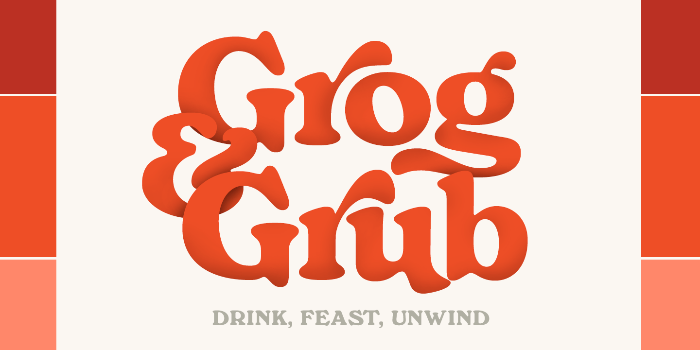 Monstera Font Poster #1