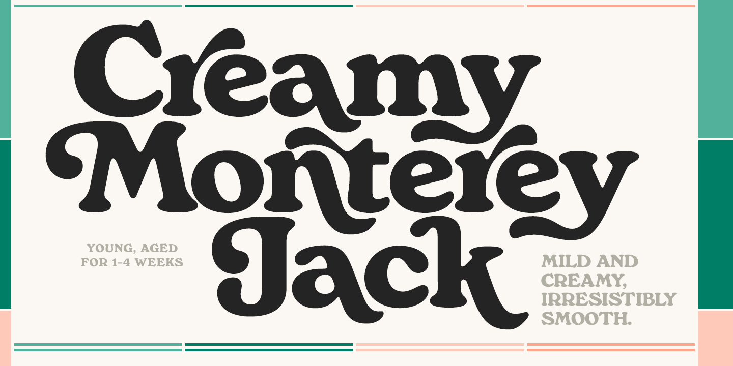 Monstera Font Poster #1
