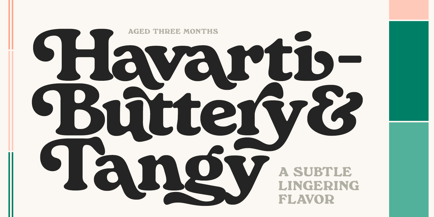 Monstera Font Poster #1