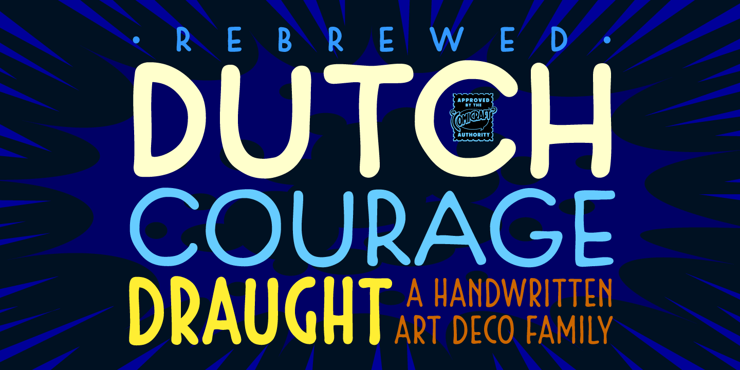 Dutch Courage Draught Font Poster #1