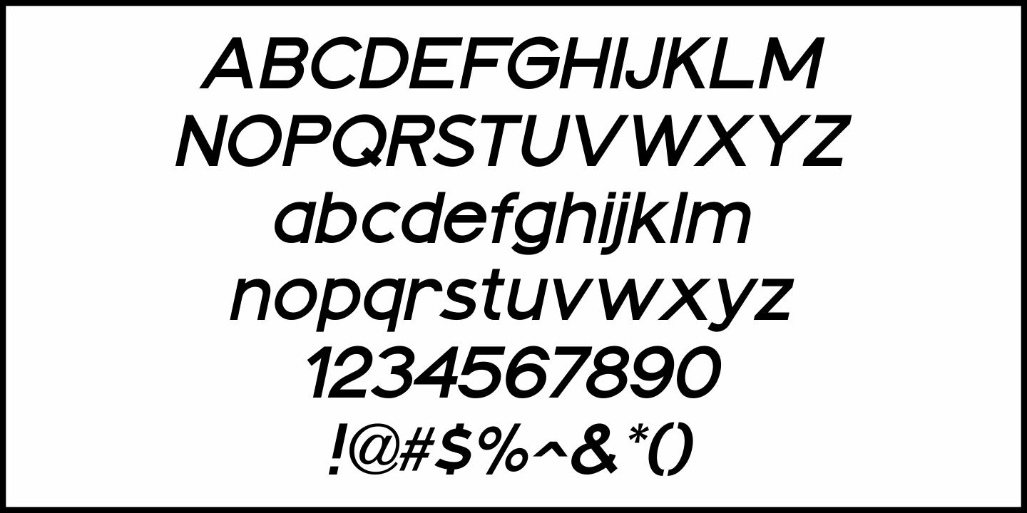 Template Basic Font Poster #5
