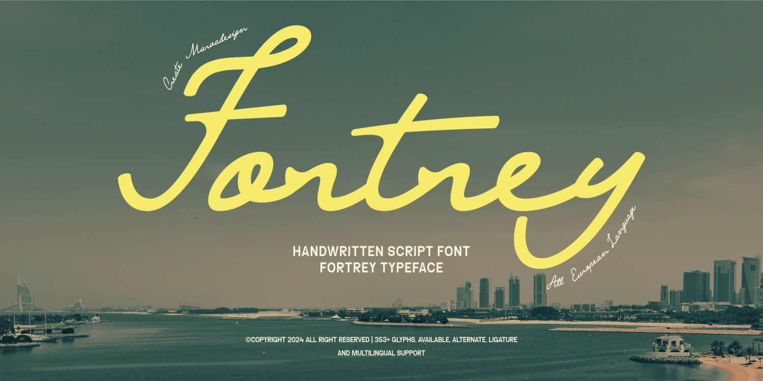 Fortrey Font Poster #1