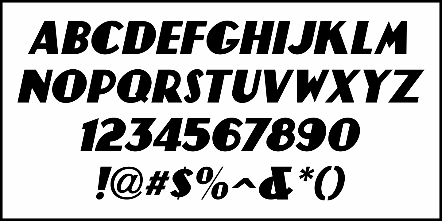 Vintage Comics Font Poster #1