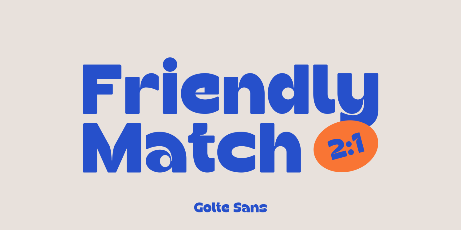 Golte Font Poster #1
