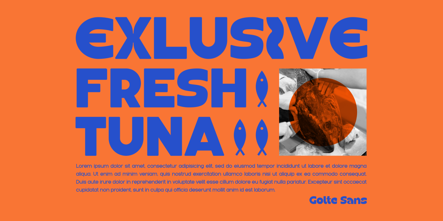 Golte Font Poster #1