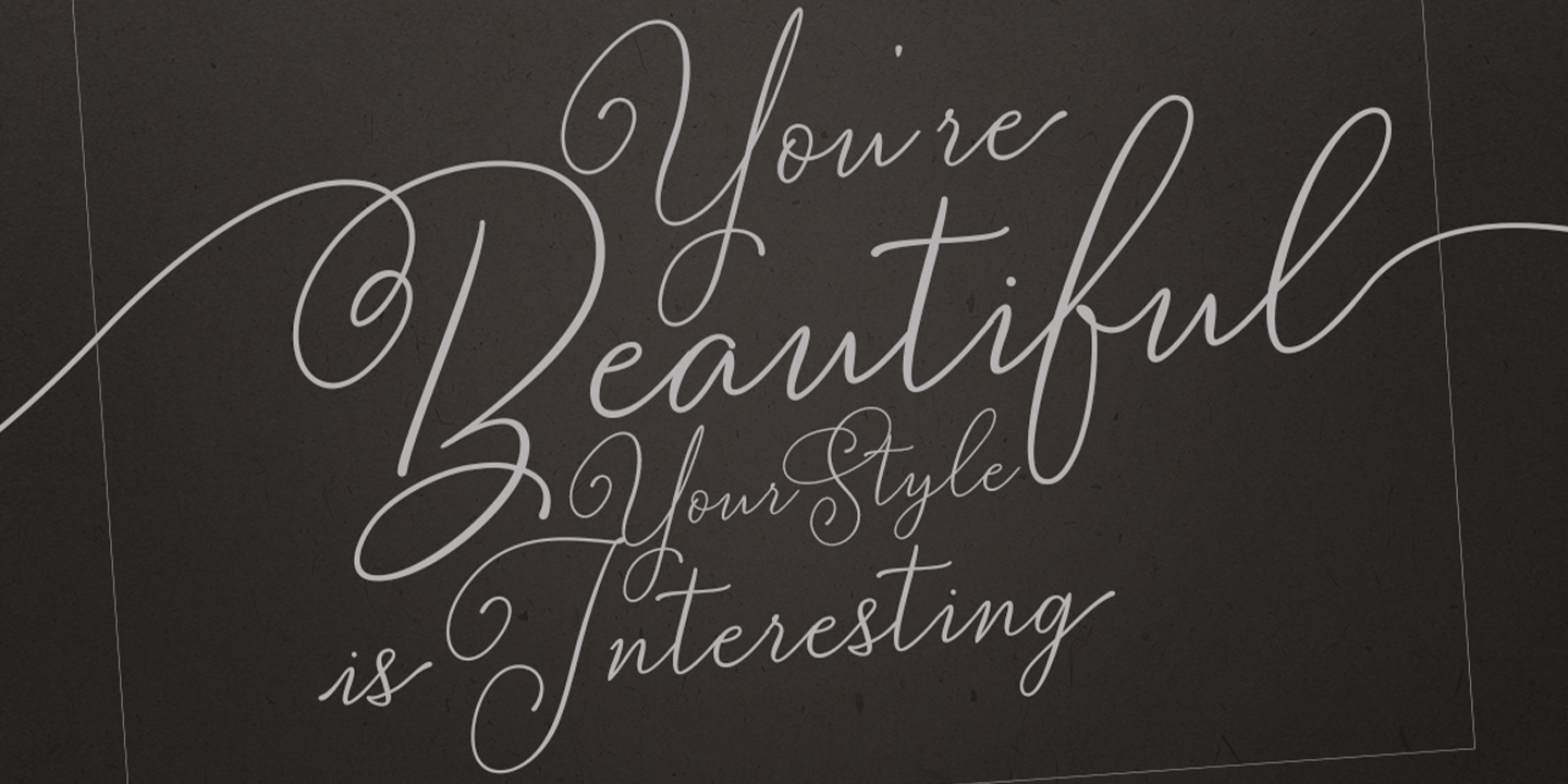 Bettylavia Font Poster #2