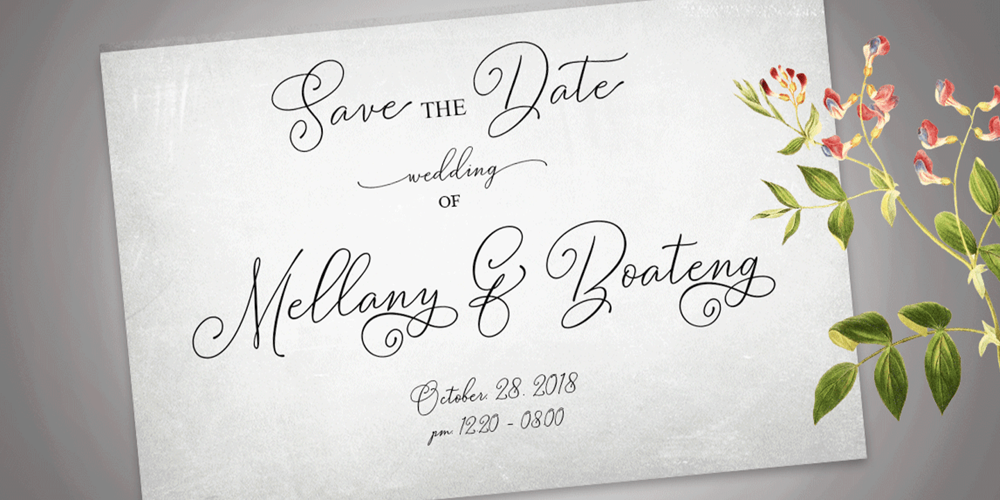 Bettylavia Font Poster #3