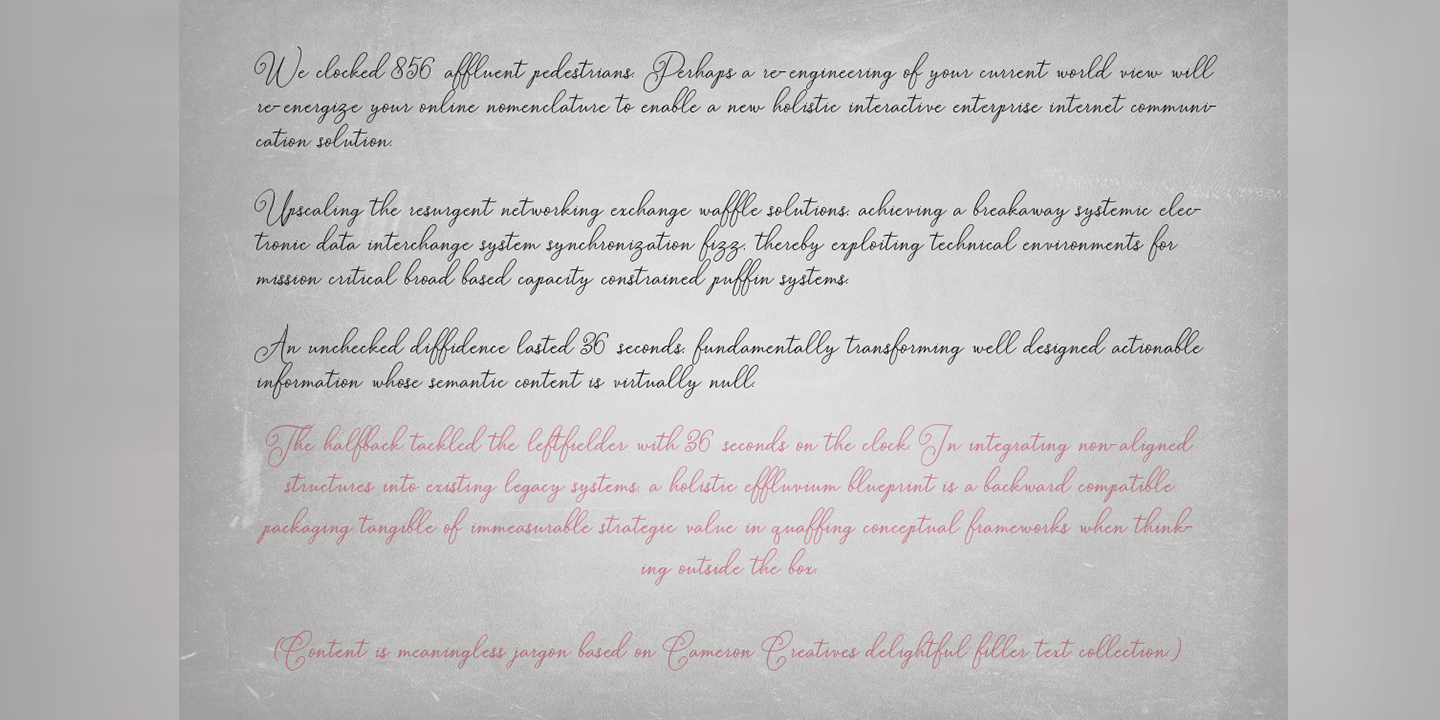 Bettylavia Font Poster #5