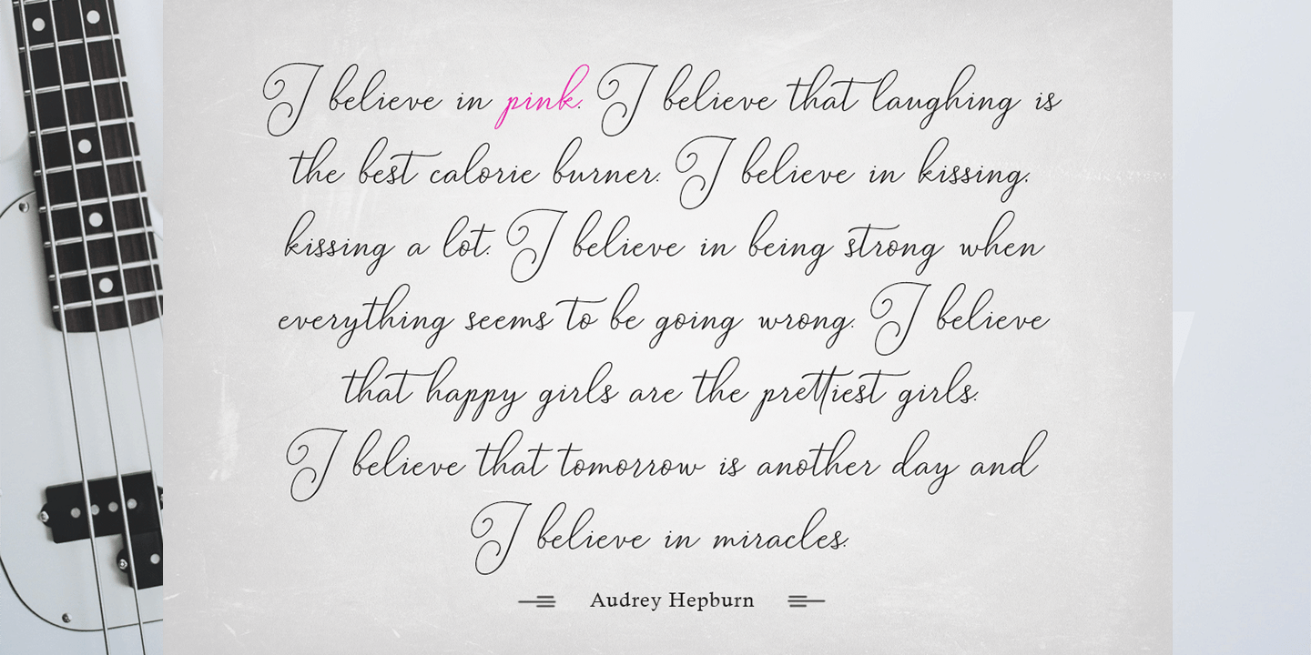 Bettylavia Font Poster #6