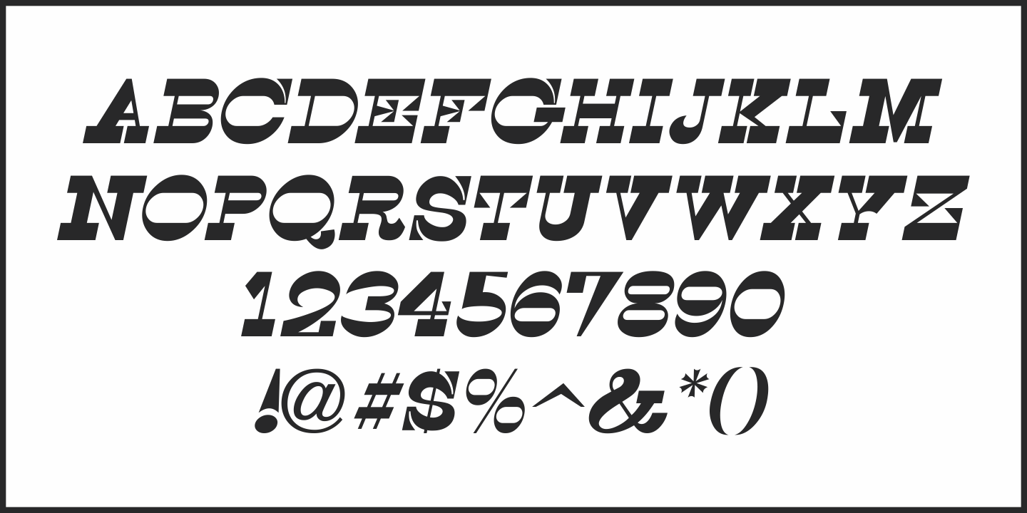 Overland Trail Font Poster #1