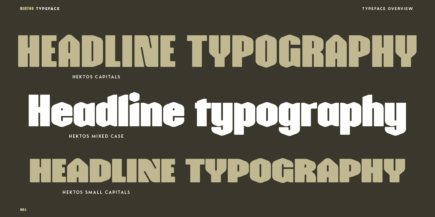 Hektos Regular Font Poster #2