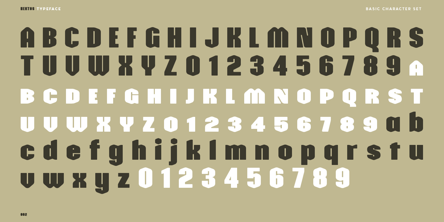 Hektos Regular Font Poster #3