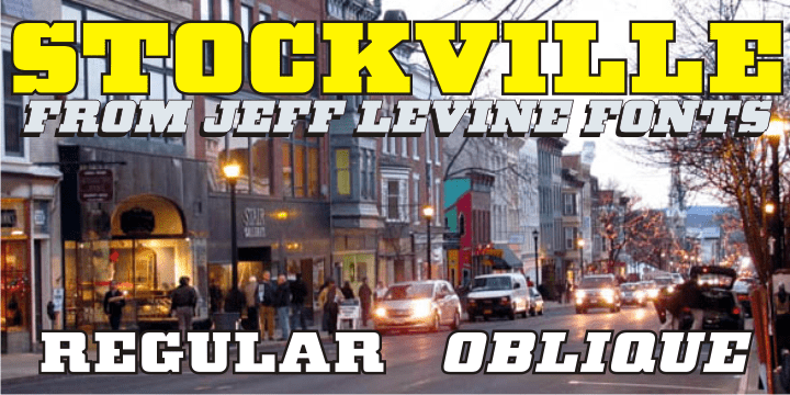 Stockville Font Family Poster