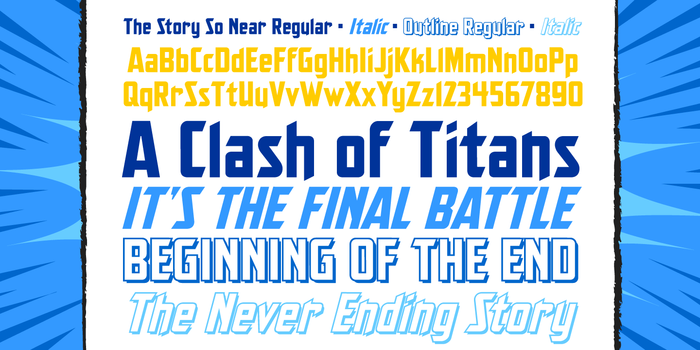 The Story So Far Font Poster #1