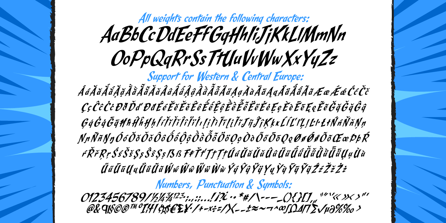 Spill Proof Font Poster #1