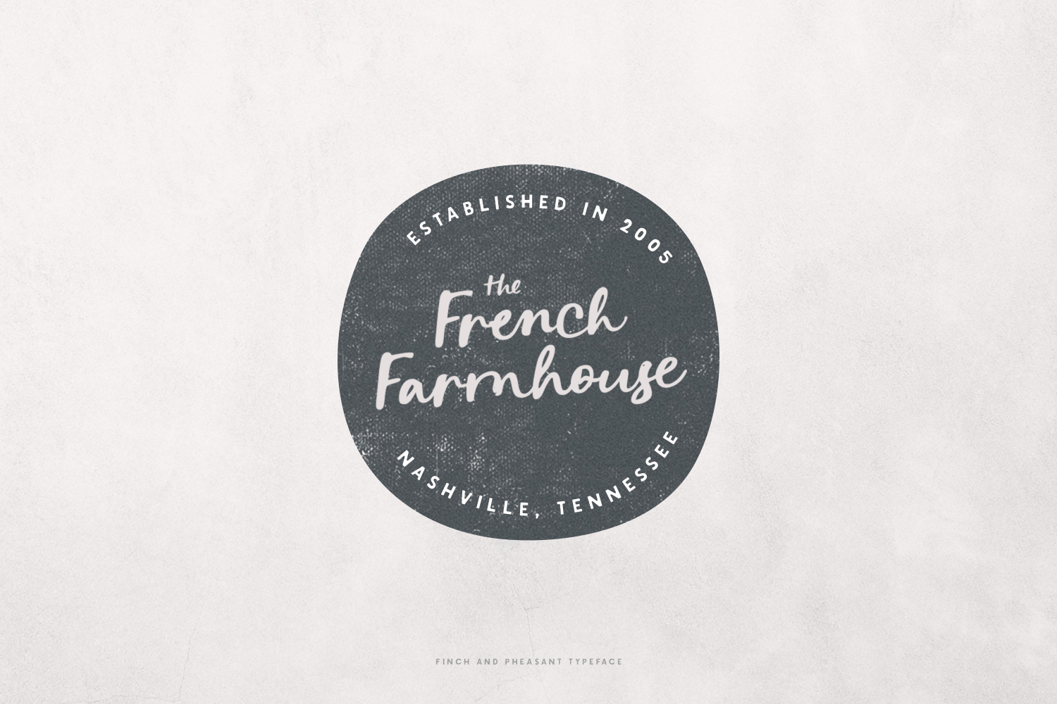 Finch & Pheasant Script Font Poster #4