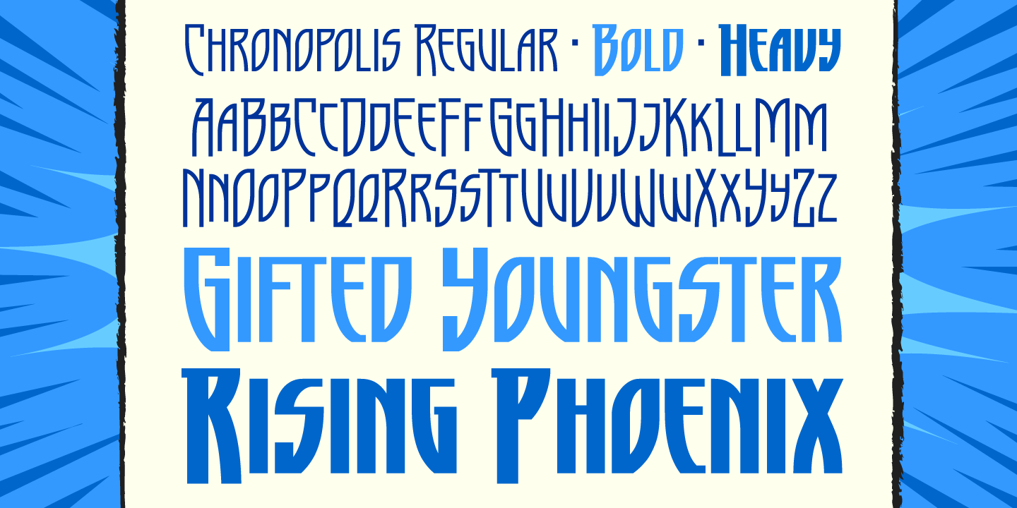 Chronopolis Font Poster #1