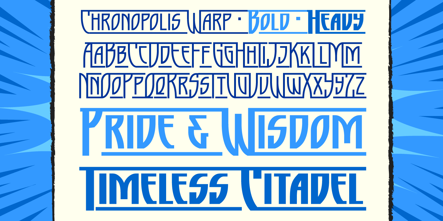Chronopolis Font Poster #1