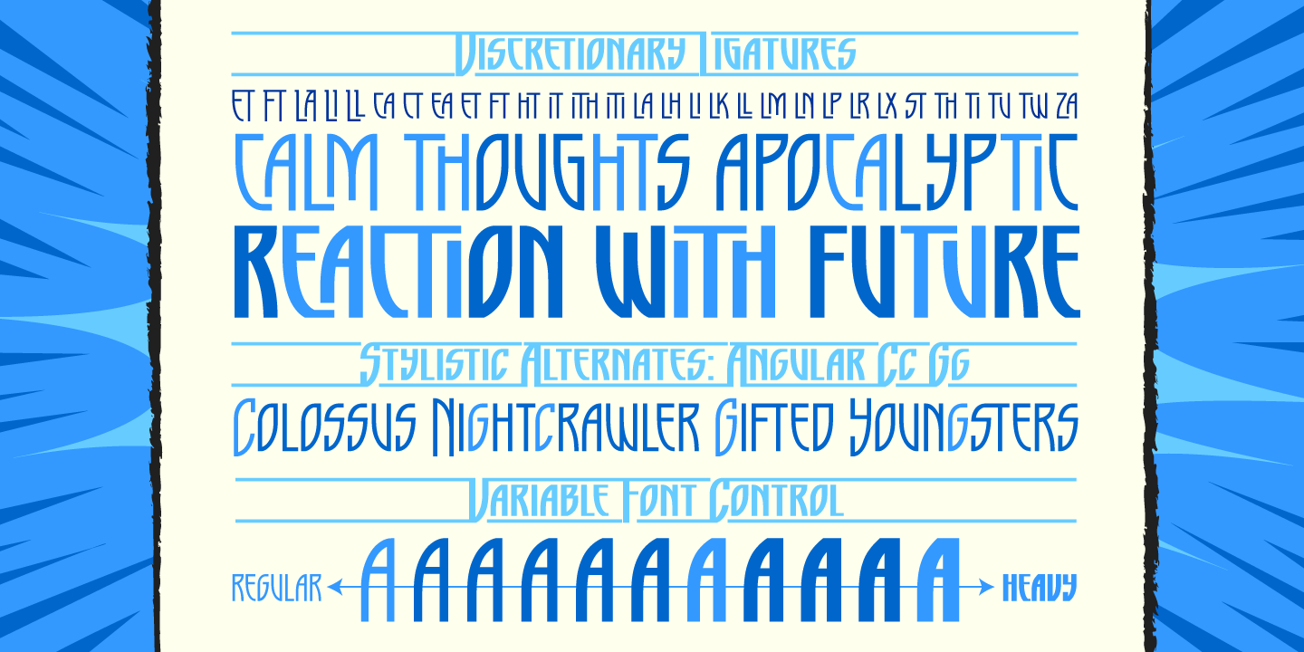Chronopolis Font Poster #1