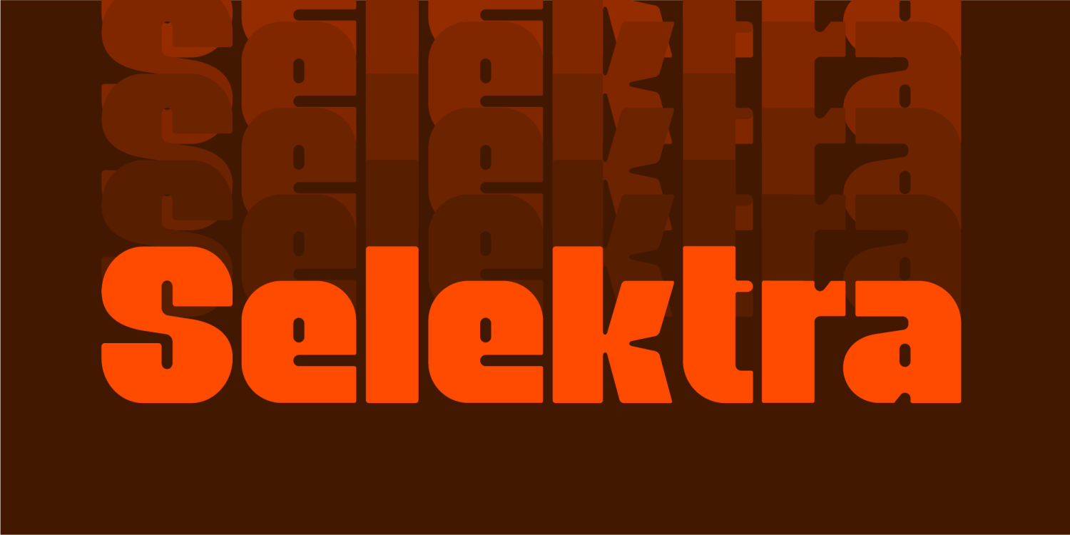 Selektra Font Poster #1