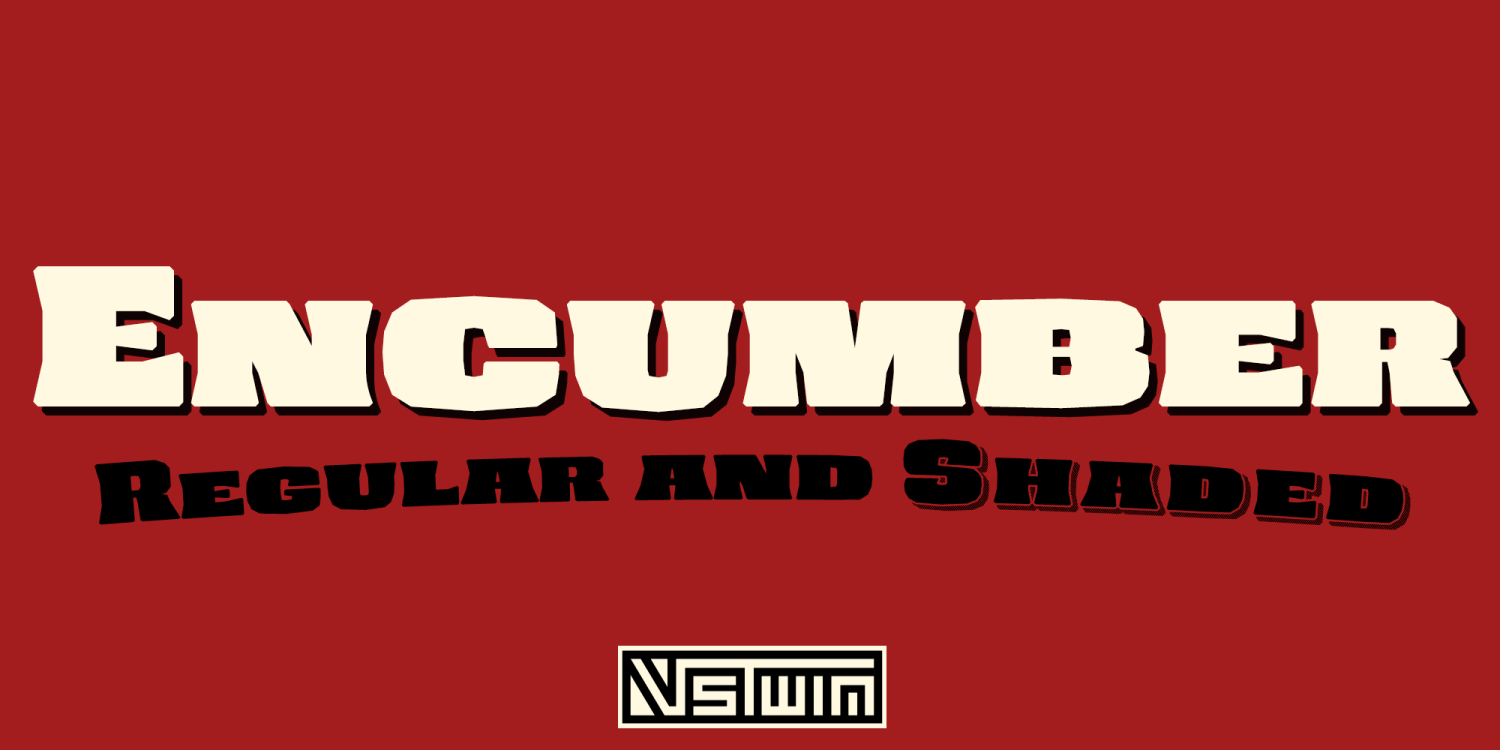 Encumber Font Family Poster