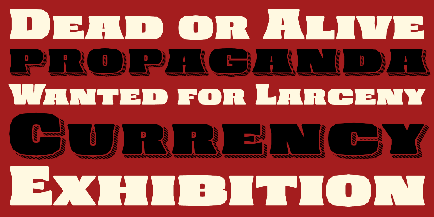 Encumber Font Poster #1