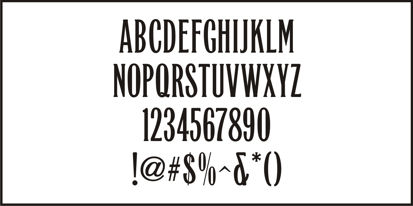 Quick Meal Font Poster #3