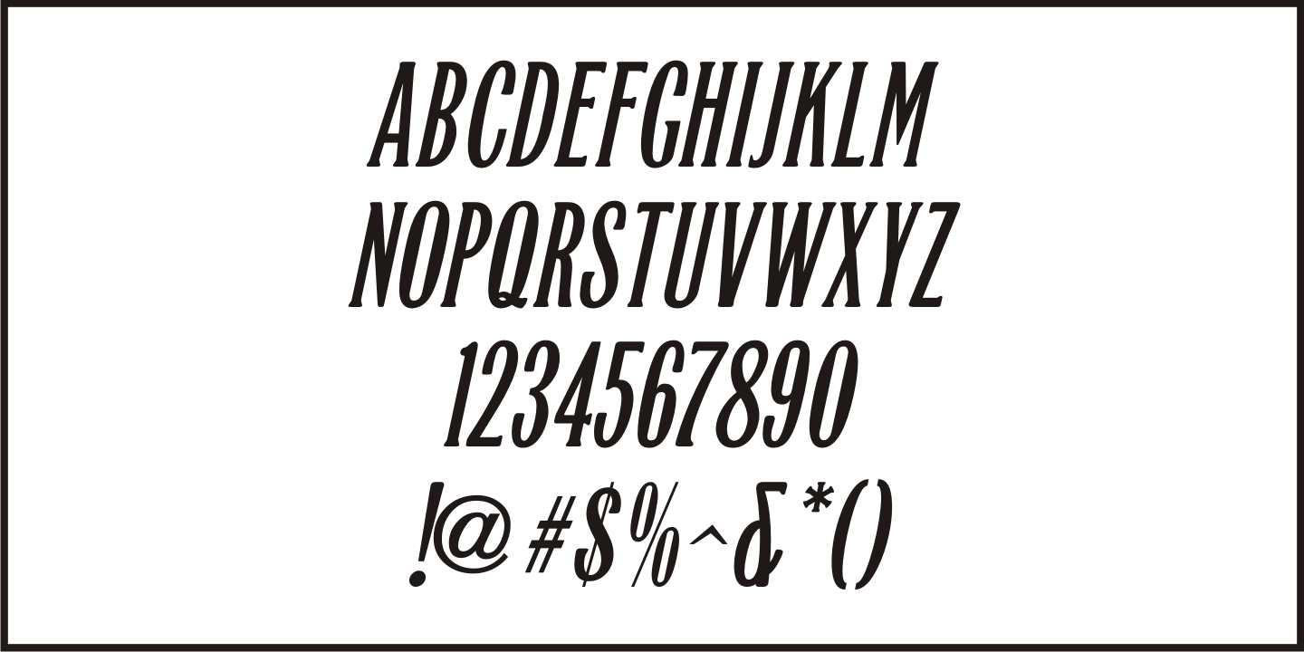 Quick Meal Font Poster #5