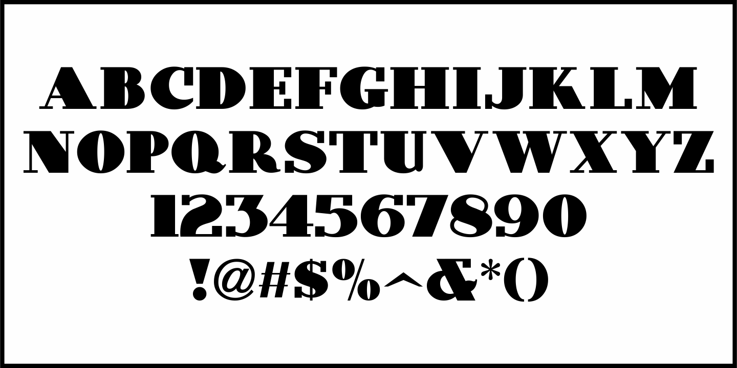 Radio Commercial Font Poster #3