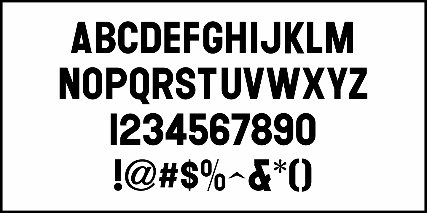 Instructional Sans Font Poster #1